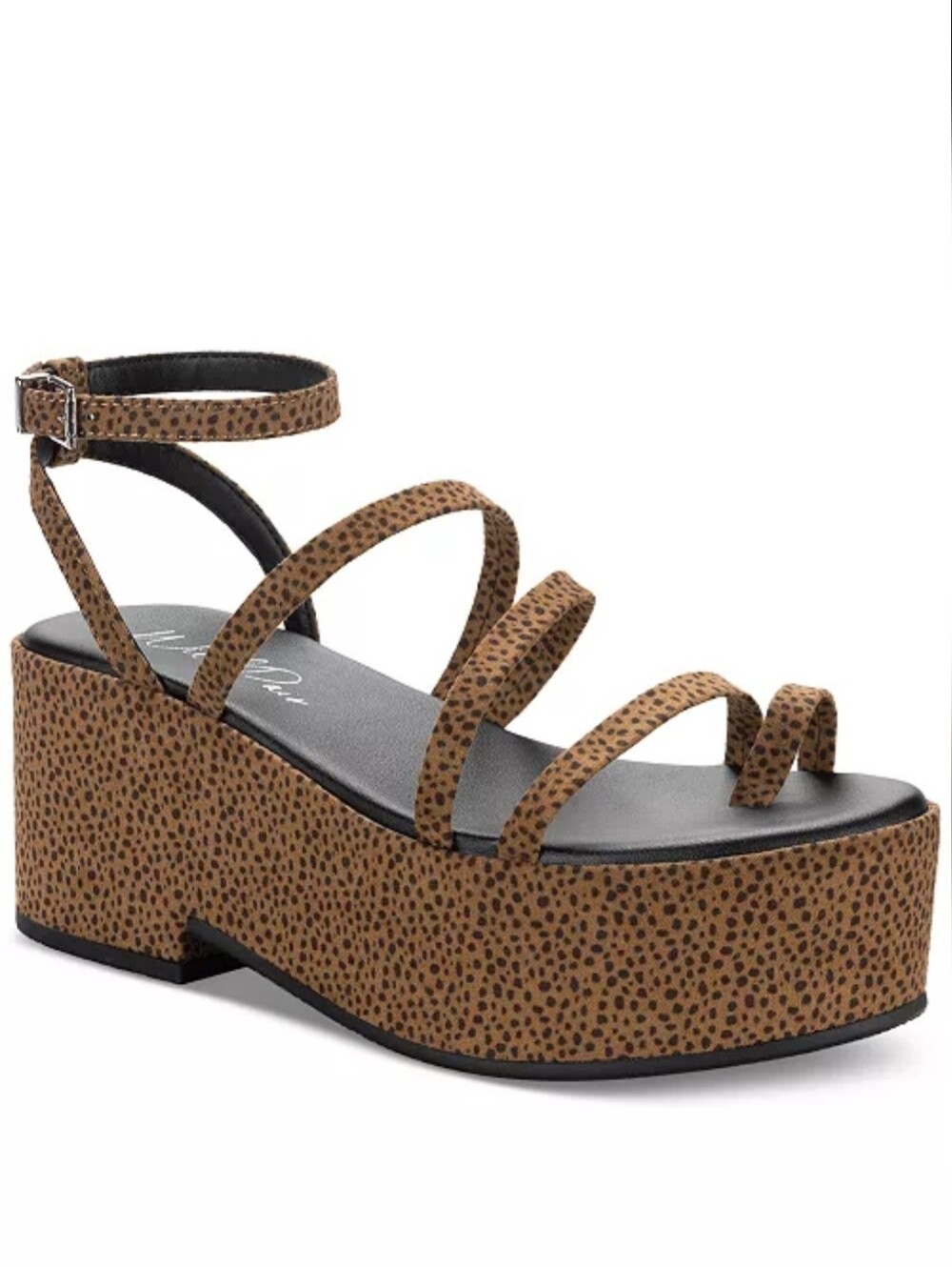 NIB Wild Pair Dottye Leopard Platform Sandals Festival Y2K Size 10 Western Bratz